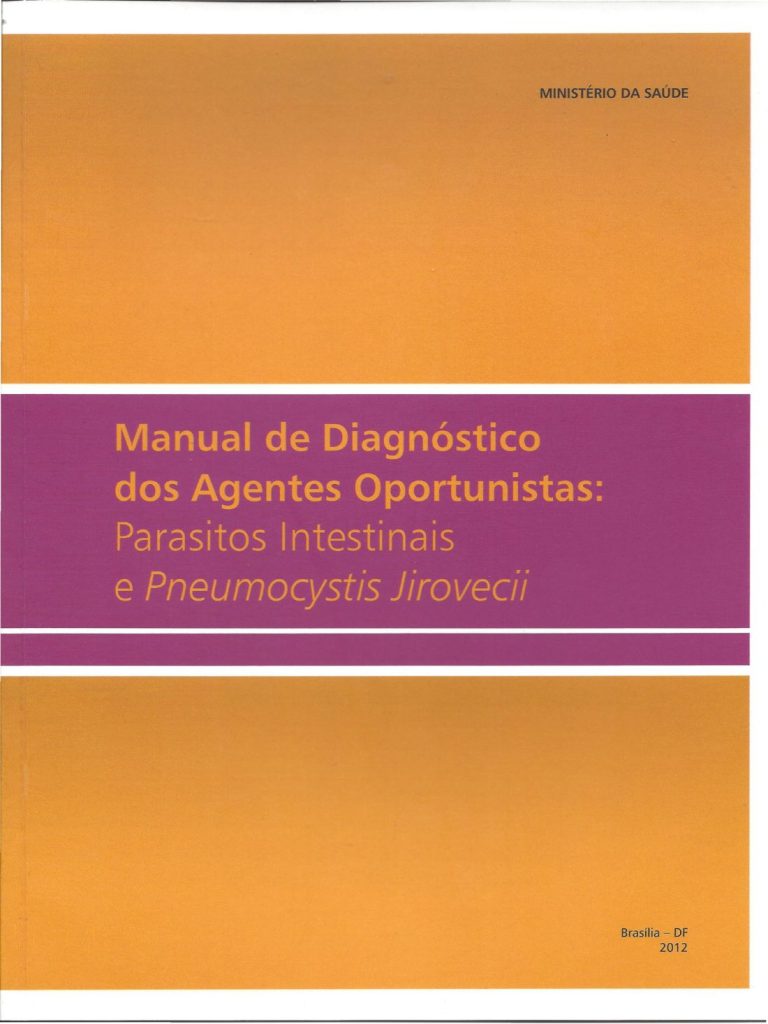 Manual Diagnostico Agentes Oportunistas Parasitos Intestinais Pneumocystis Jirovevcii